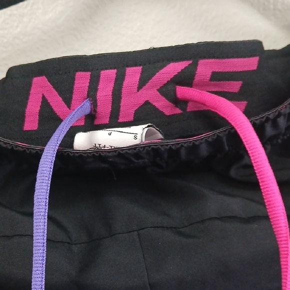 Nike Black Shorts with Pink and Yellow Graphic - Picture 6 of 6